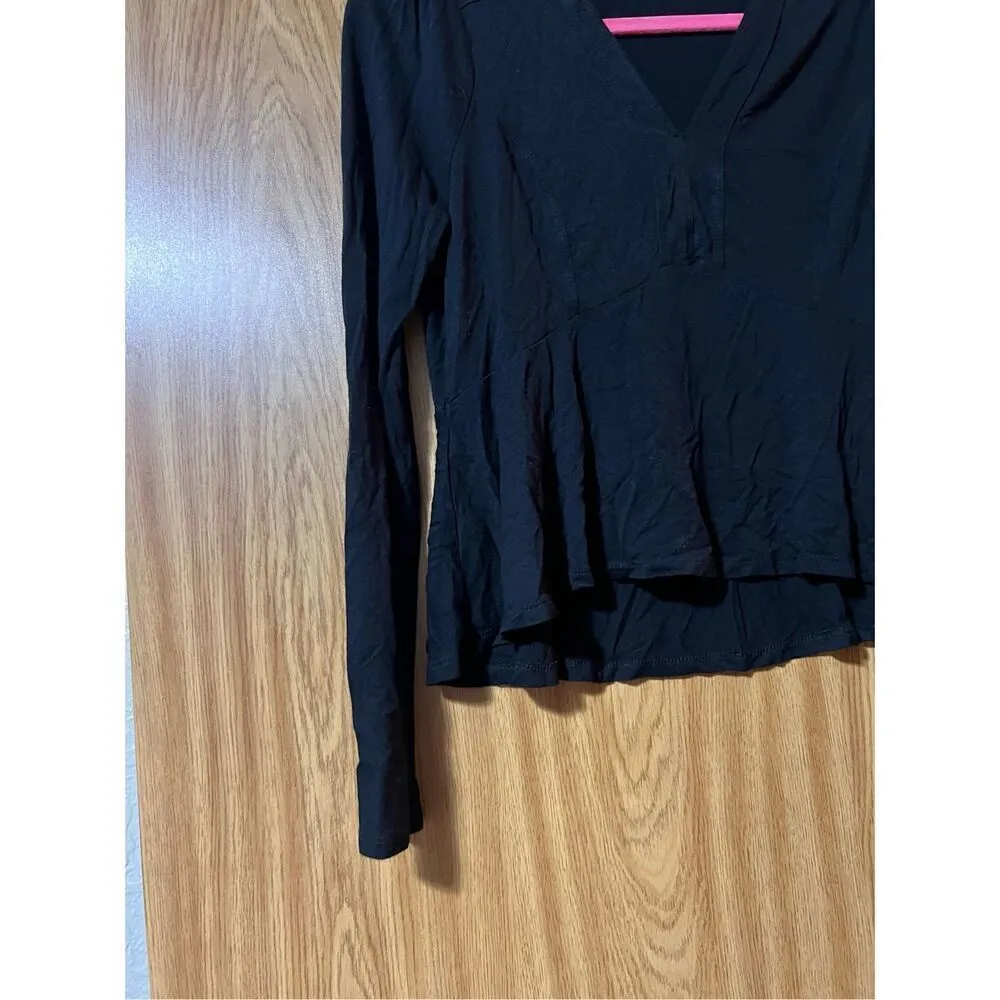 Red By BKE Black Long Sleeve Top Woman’s Size Large - Image 4