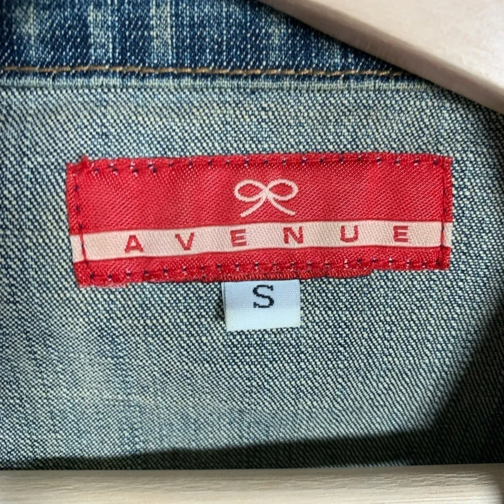 Vintage Avenue Y2k Jean Jacket Size Small - Image 9