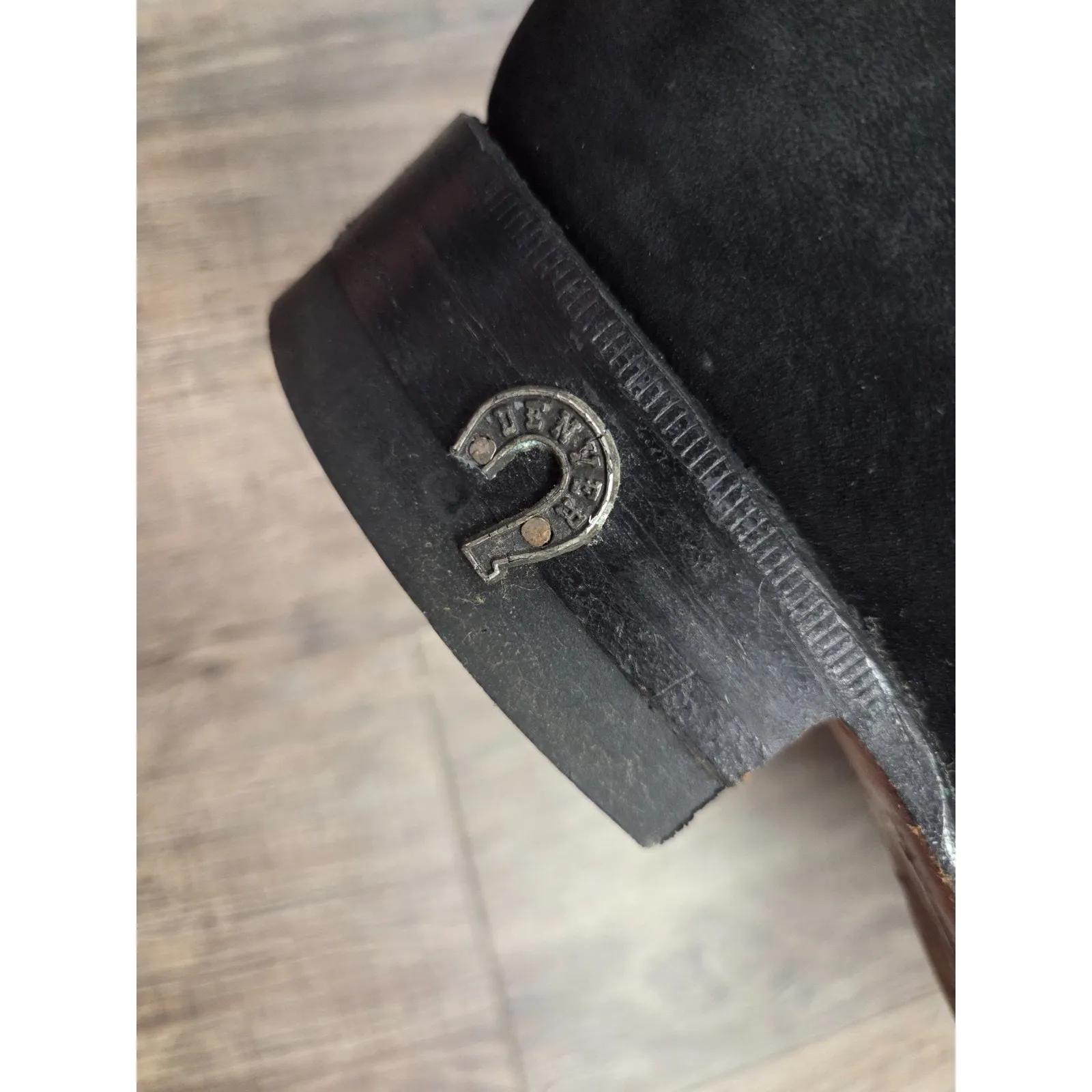 DENVER Western Chelsea Boots Black Suede Leather Rodeo Quality MX27 - Image 8