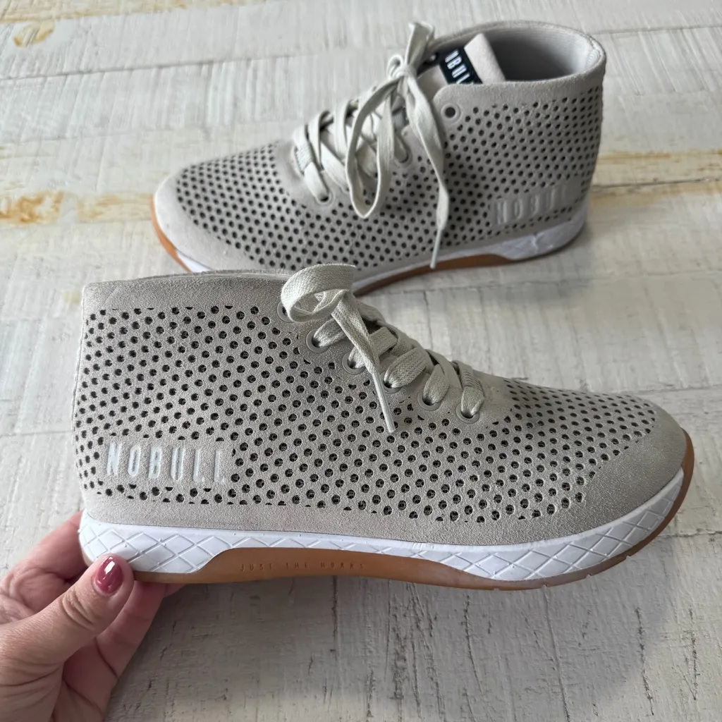 No Bull Suede Mid Trainers in Dust Women’s size 8.5 Men’s size 7 NoBull Sneakers - Image 13