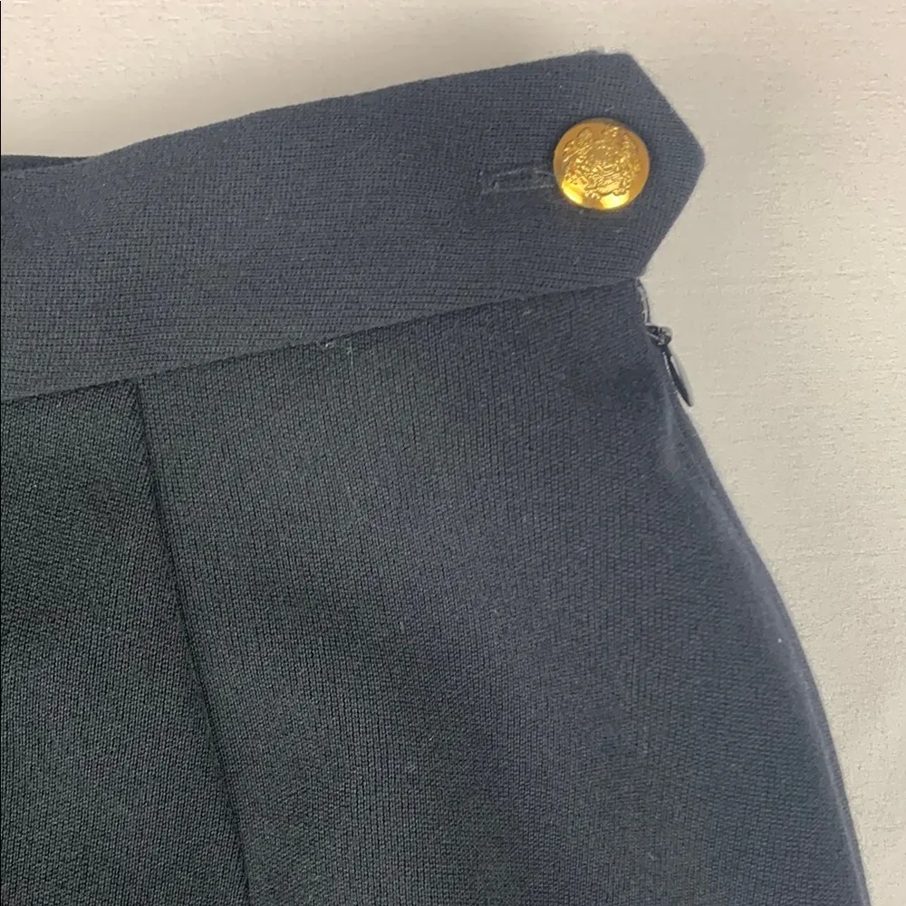 Ralph Lauren women's size 6 small purple label black wool pencil skirt straight - Image 5