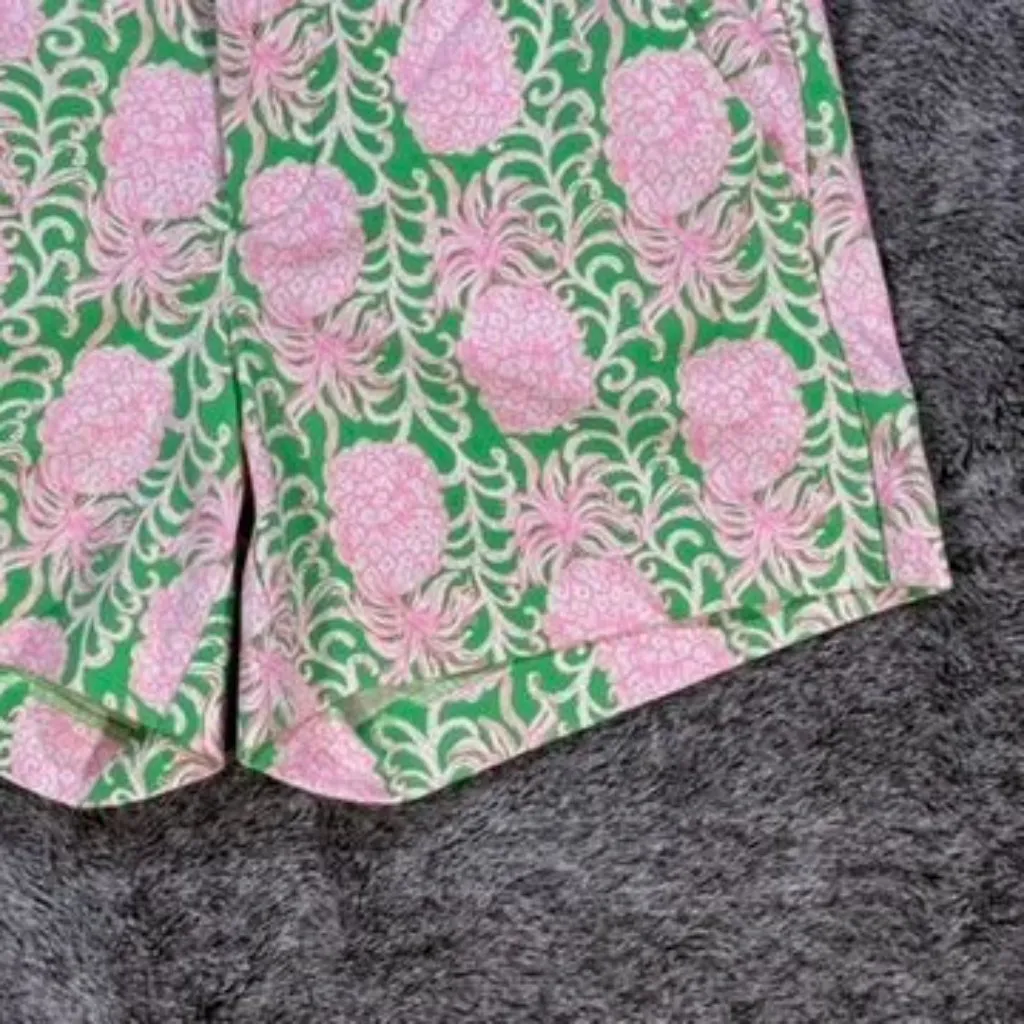 Lilly Pulitzer Callahan Short Pineapple Party Sz 4 - Image 2