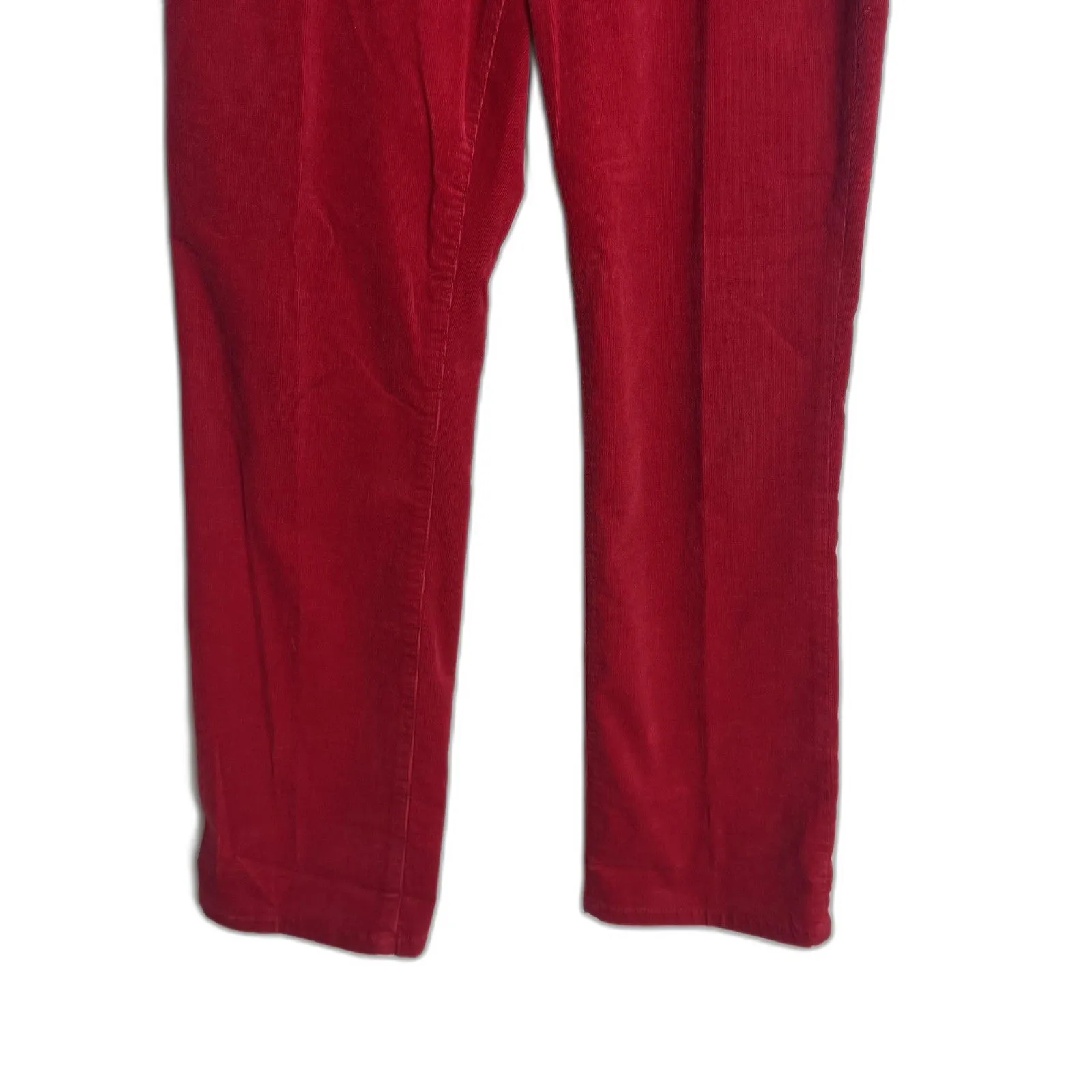 Lauren Jeans Co Ralph Lauren Pants Womens 12P Red Classic Straight Corduroy - Image 4