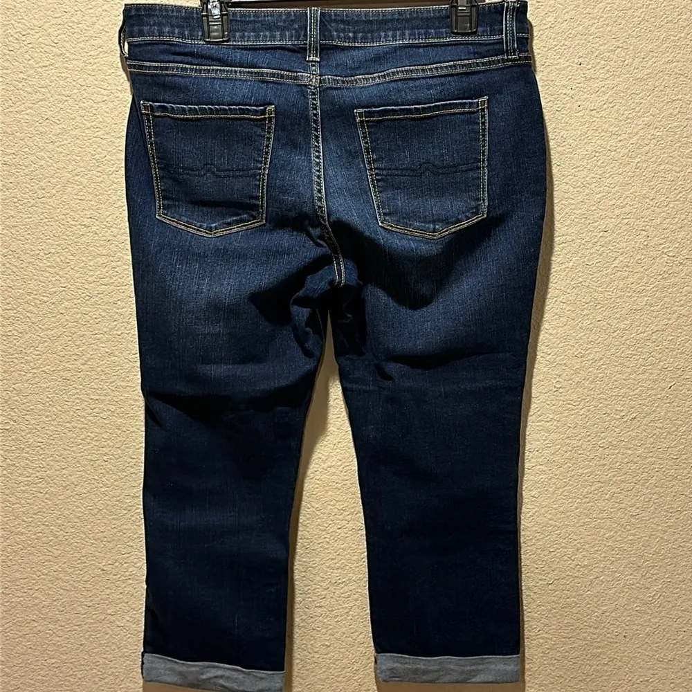Arizona Jeans Dark Blue Capri - Image 3