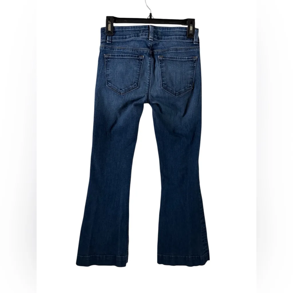 J Brand Mayflower Dark Blue Mid Rise Bootcut Flare Jeans Size 25 - Image 4