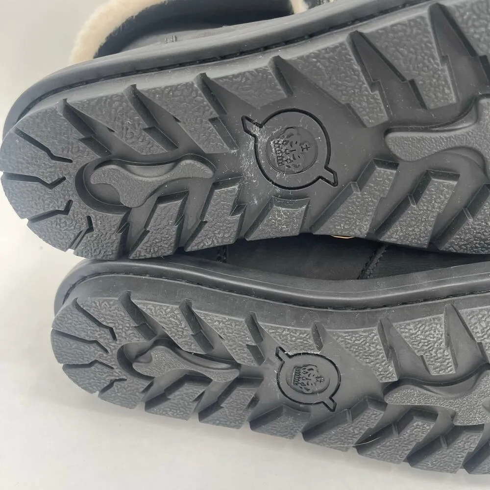 BORN Blaine Boots Size 7 Waterproof Shearling Lace Up Leather Winter Dry NEW Black - Image 14