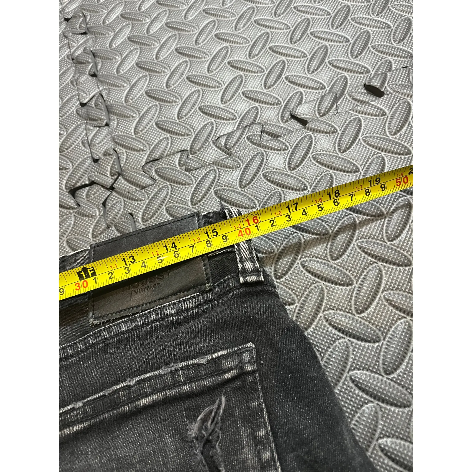 Moussy Vintage‎ Lenwood Skinny Jeans Black Distressed Pants Size 28 Womens - Image 8