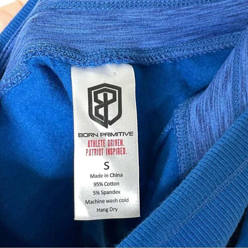 Born Primitive Cotton Shorts Sz Small NEW 227 Blue - Image 4