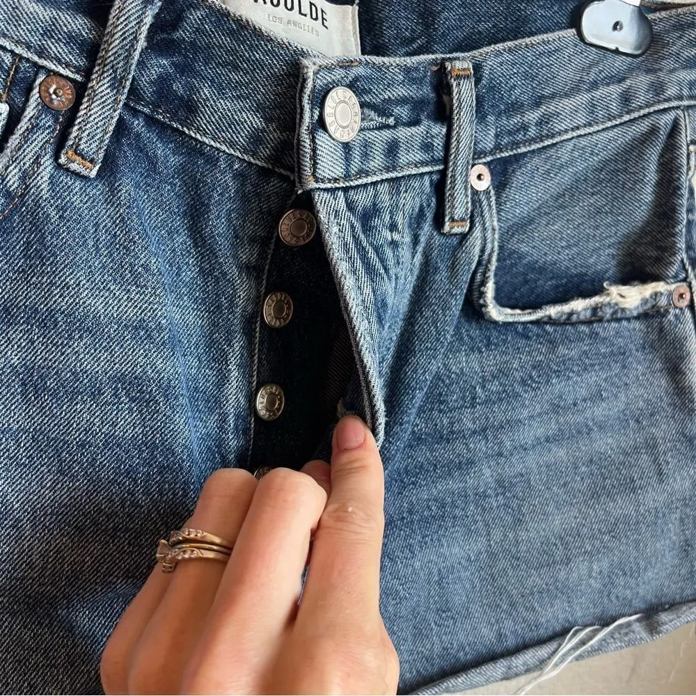 AGOLDE Parker Denim Cutoff Short - Image 8