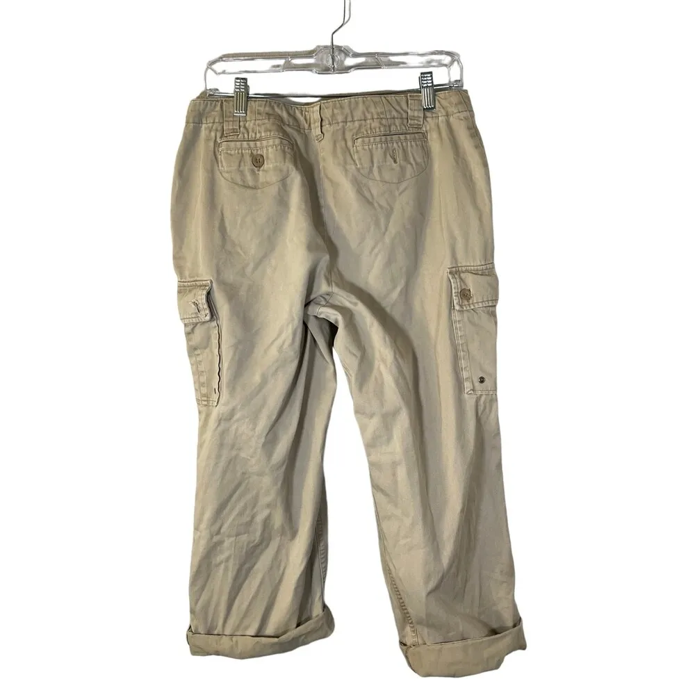 Nike ACG Khaki Cuffed Hem Pants Women's Size 10 - Image 4