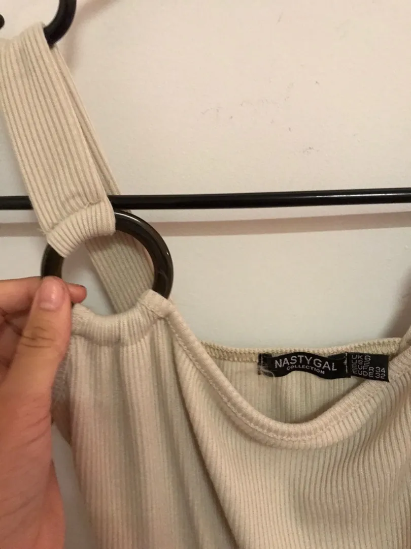 NWOT Tan O-Ring Bodysuit - Image 6