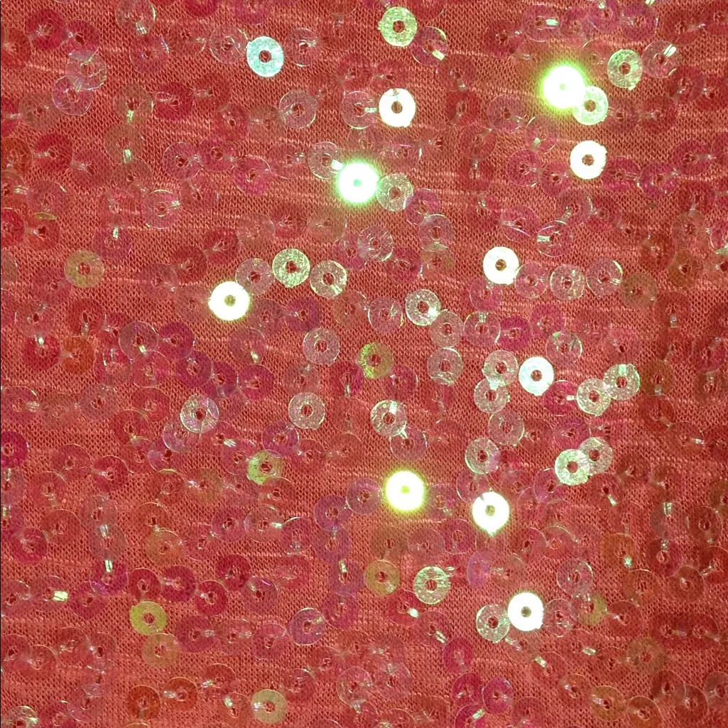 FINAL MARKDOWN Junior eyeshadow Racerback Sequined Front top med - Image 2