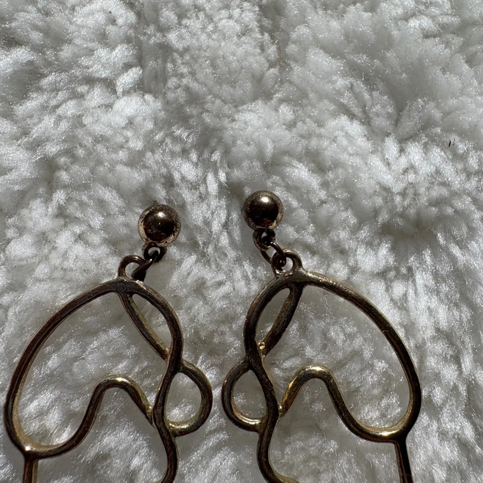 Abstract Body Earrings Silhouette Woman Figure Nude Dangle Drop‎ Earrings Gold - Image 3