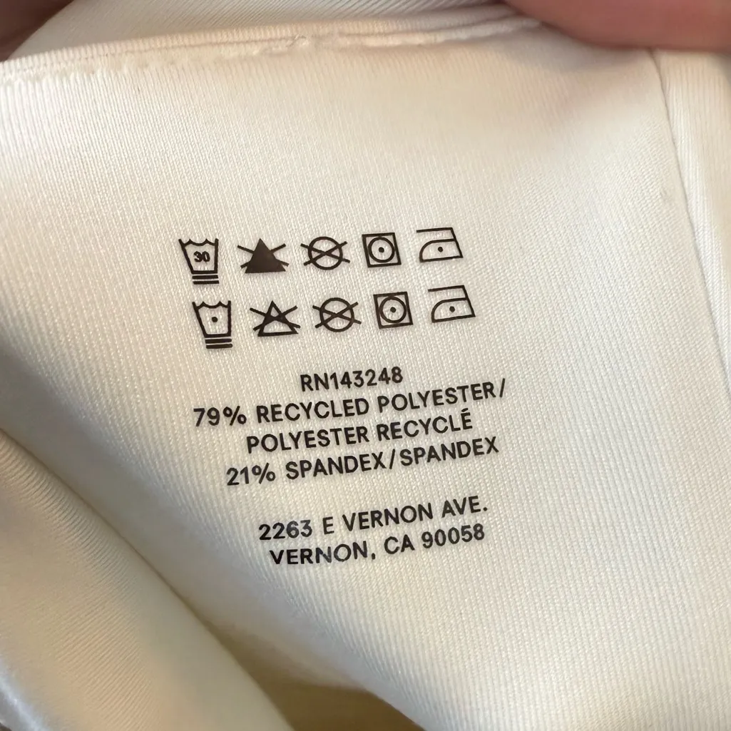 Reformation Daria EcoMove White Square Neck Tennis Mini Dress Small - Image 6