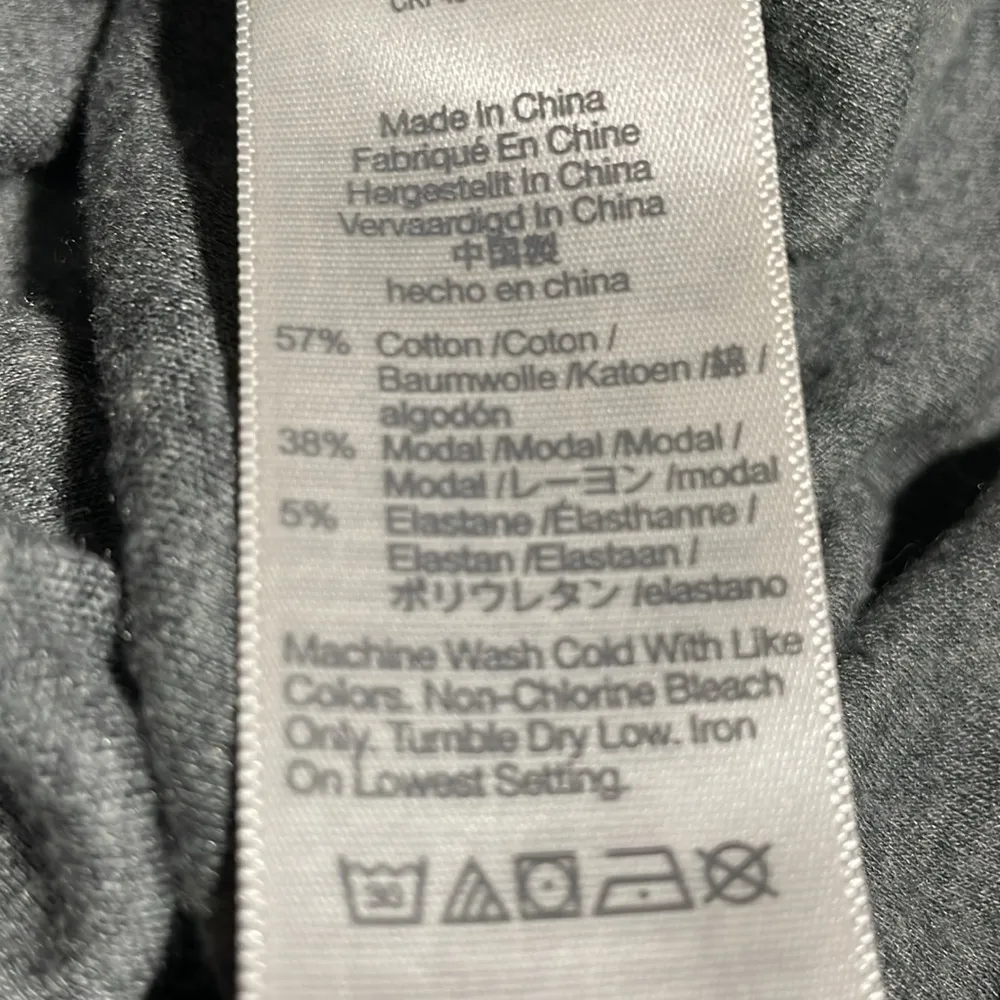 Madewell  MWL Breeze Drawstring Romper Grey S (2-4) Soft Stretchy V Neck - Image 6