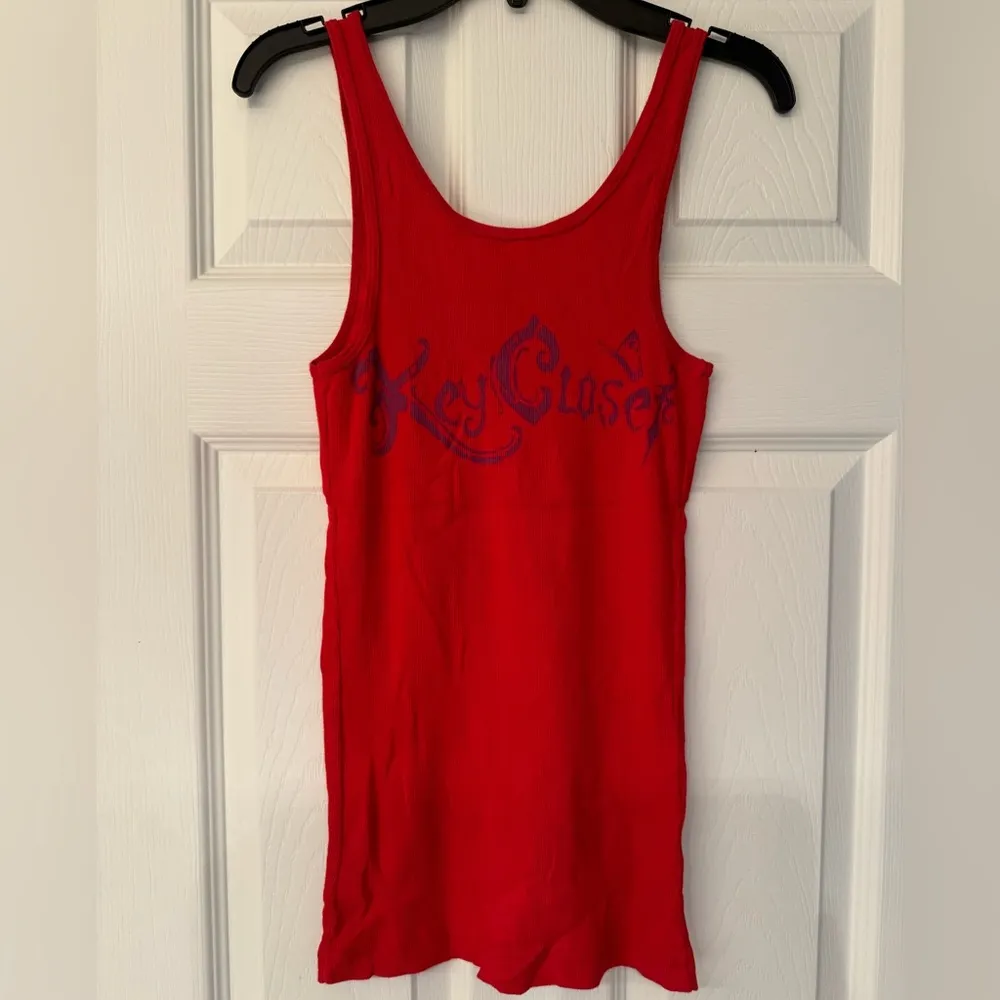 Key Closet Zebras Red Women’s Tank Top Size XL - Image 3