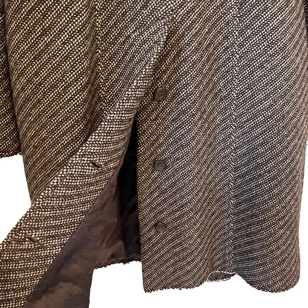 Max & Co. Trends Fitted Seamed Wool Blend Top Coat/Lady Coat, Rare Find - Image 10