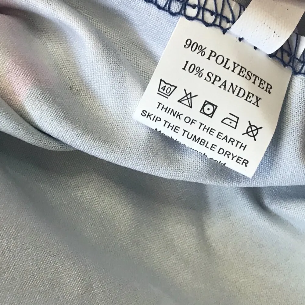 Unbranded Floral High Slit Maxi Skirt Women's Size XL Swim Cover Blue Pink Green - Image 9