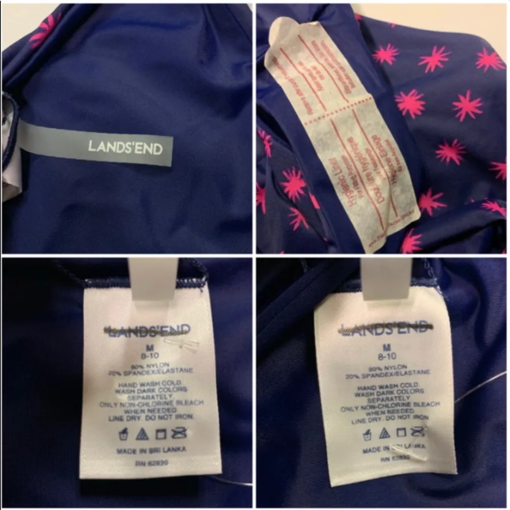 NEW Lands’ End Starry & Storm Reversible Bikini - Image 6