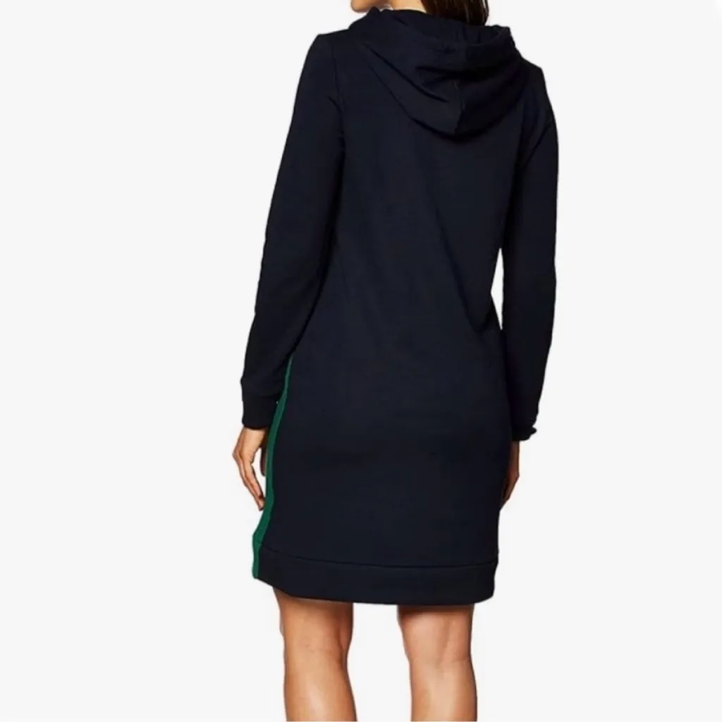 Tommy Hilfiger Navy Logo Sweatshirt Hoodie Dress - Image 3