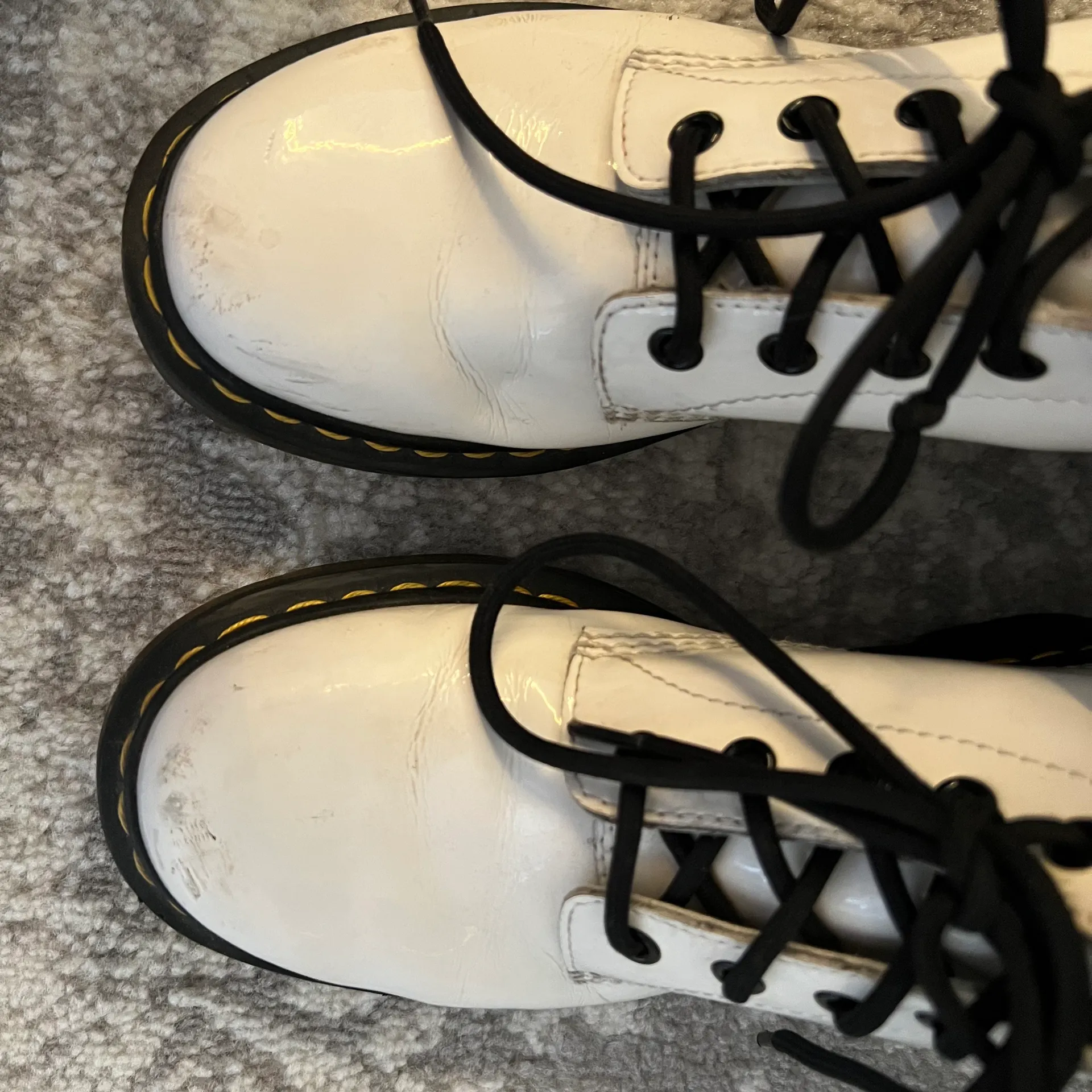 Dr. Martens White Patent Leather Doc - Image 4