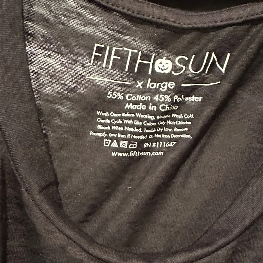Fifth Sun Women’s Ghost Tank Top - Black - Image 2