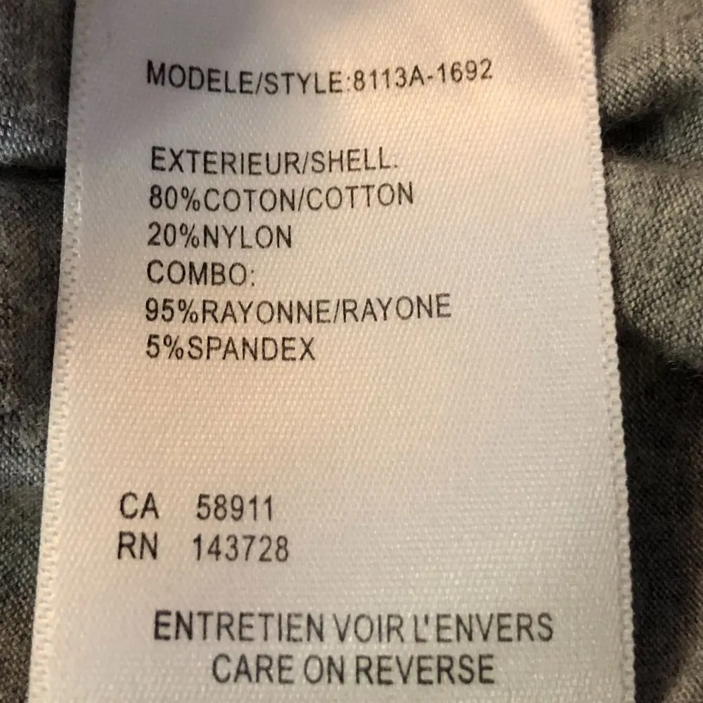 Sojo Blouse Womens S Used Gray Cream - Image 9