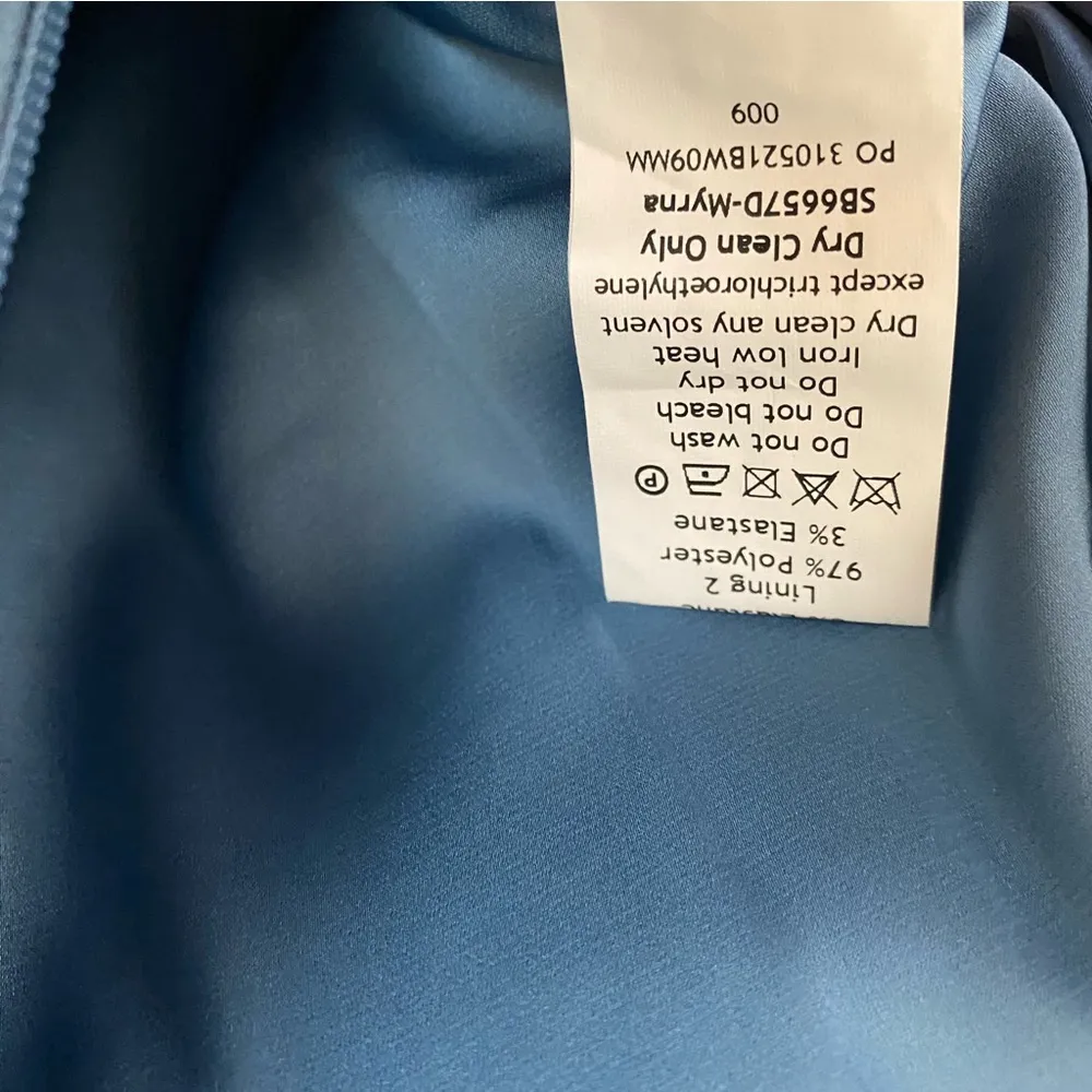 House of CB‎ Myrna Aegean Corset midi Dress in blue NWOT $269 size XL - Image 5