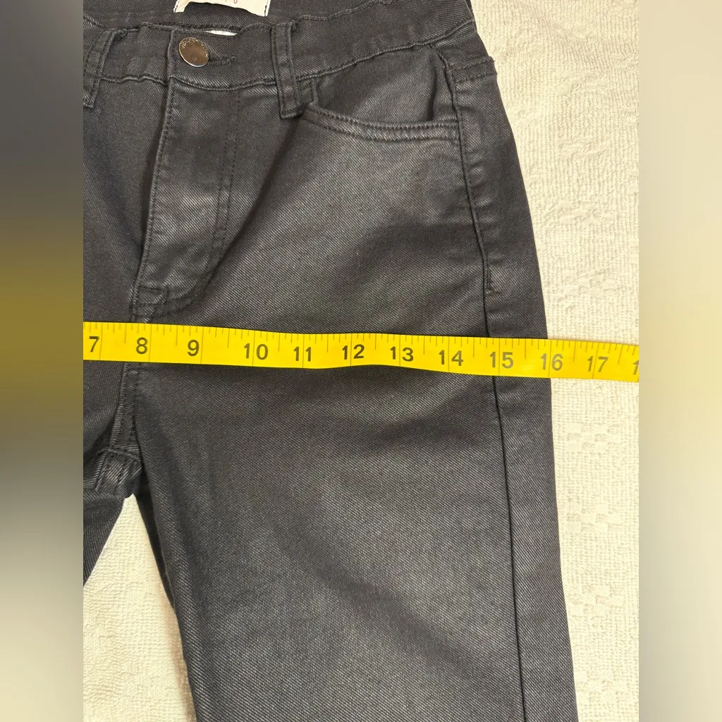 Vibrant Dark Flare Jeans Black Size undefined - Image 4