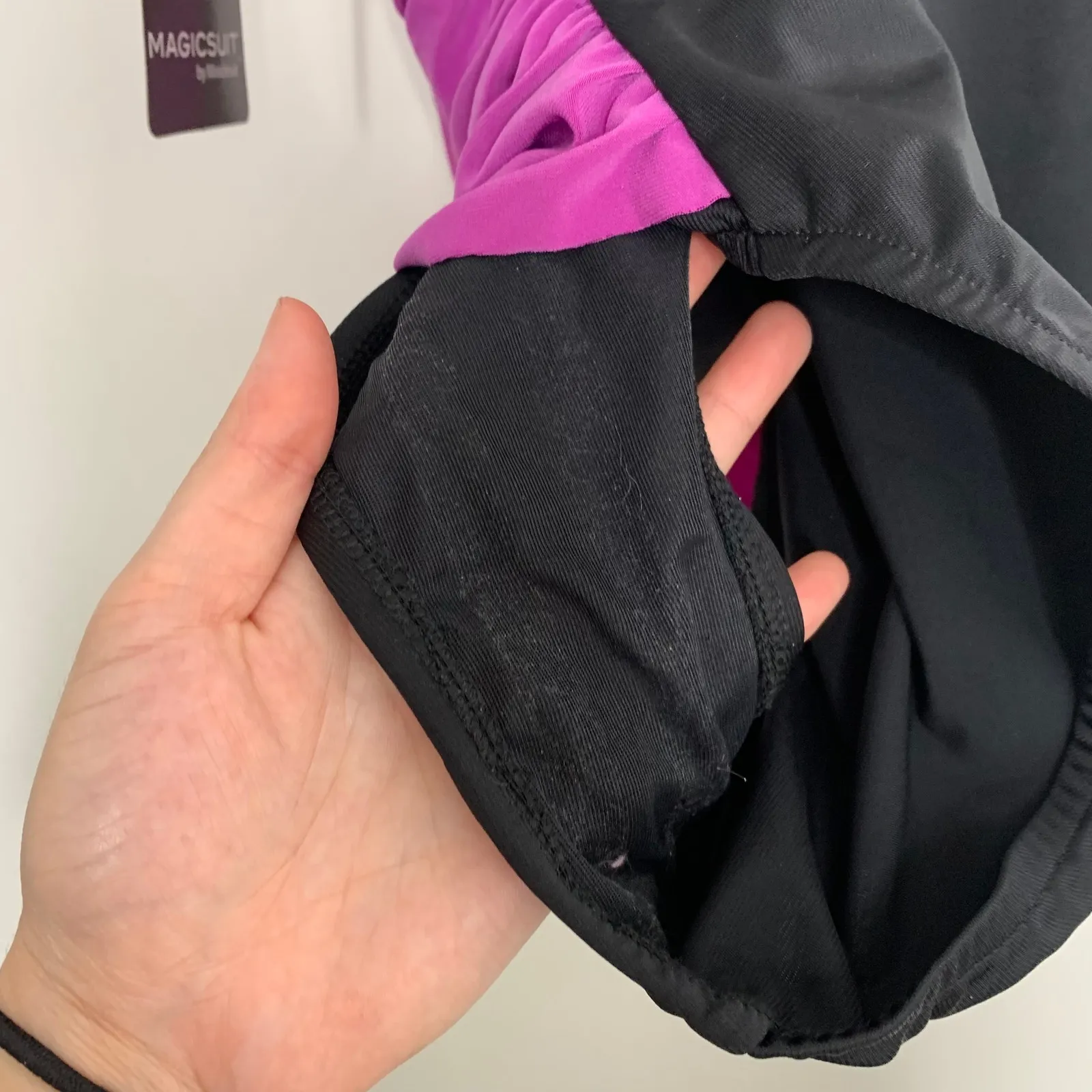 Magic Suit by Miraclesuit Swimsuit One Piece Swimwear Orchid Womens Size 12 New Purple - Image 10