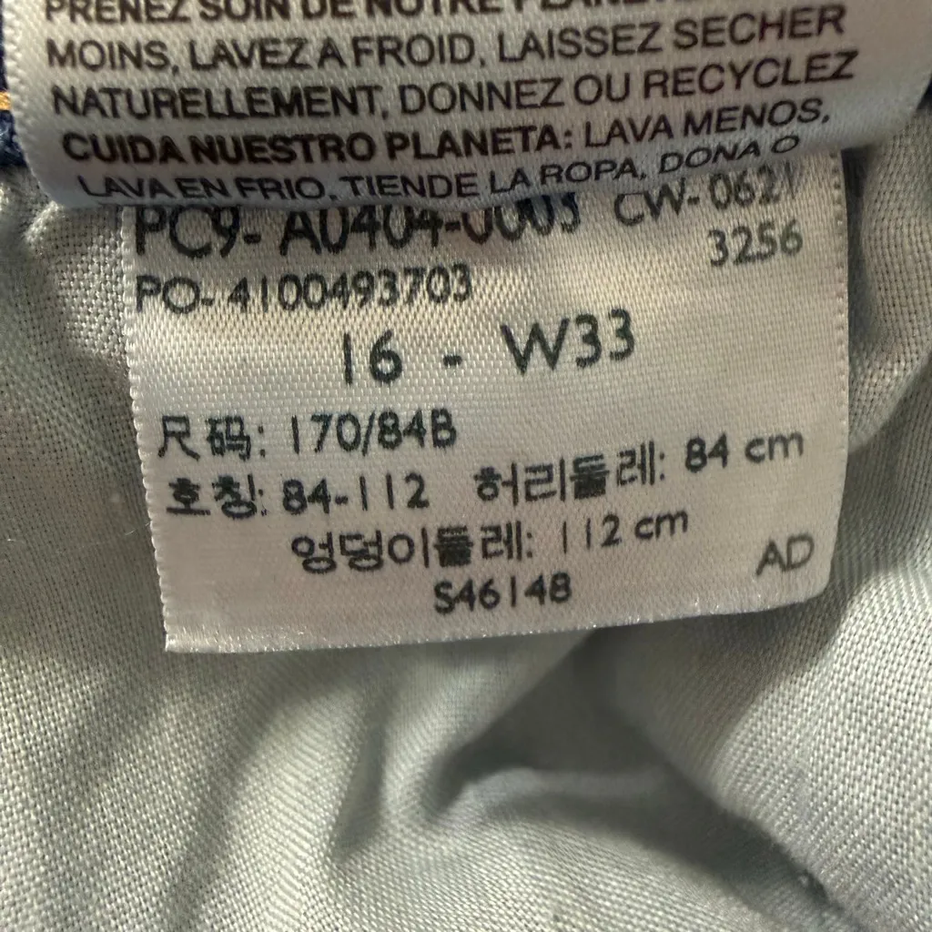 Signature Levi Strauss High Rise Straight Jeans Women’s Size 16 W33 Blue Denim - Image 10