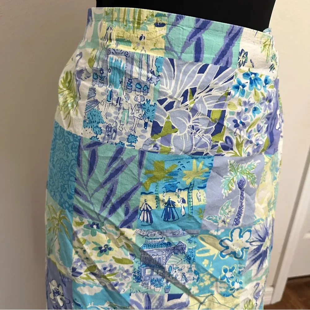ELCC Vintage Floral Patchwork Skort - Image 6