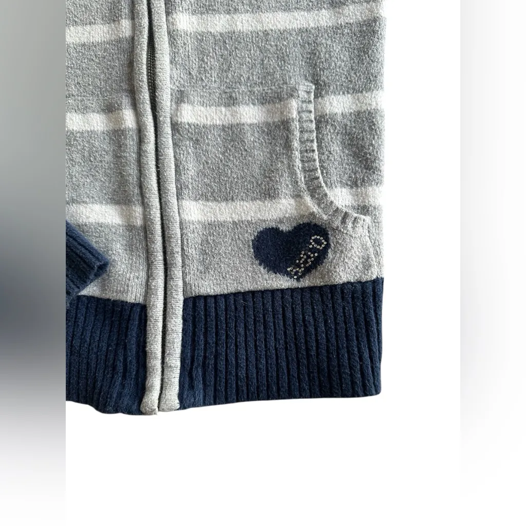 Aeropostale Vintage Y2K Hoodie Zip Up Jacket  Thick Large Logo - Image 2