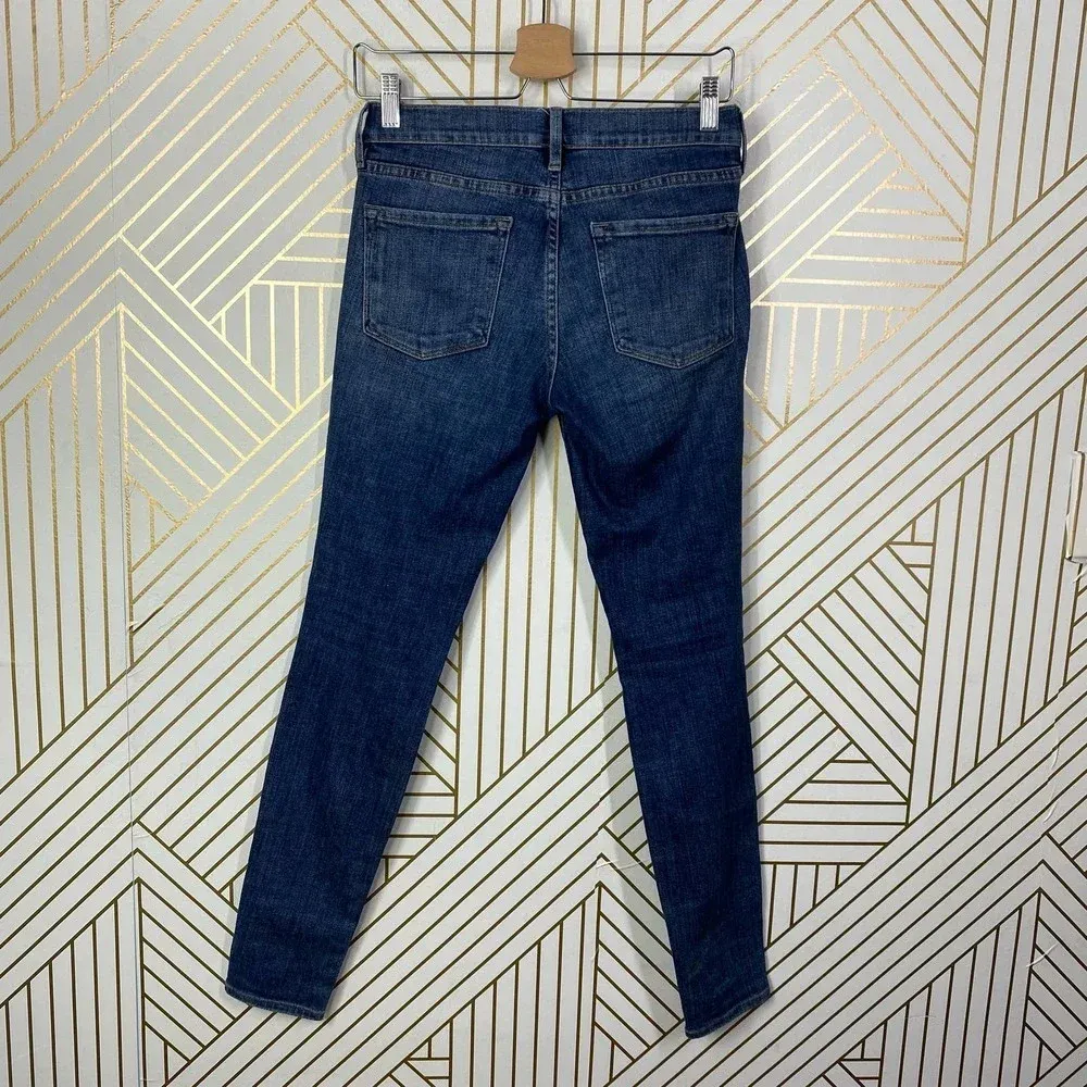 FRAME Denim Le‎ Skinny de Jeanne in Seville Wash Blue Size US 26 - Image 7