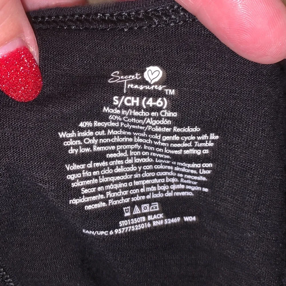 secret treasures  Living The Dream Black summer tank pajama top - Image 5