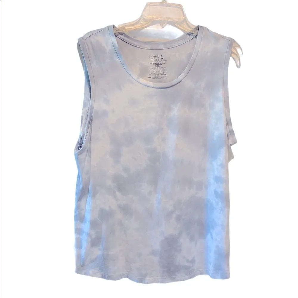 Tie Dye Tank Top Womens Large Shirt New Hippie Comfy Summer Shirt New - Image 10