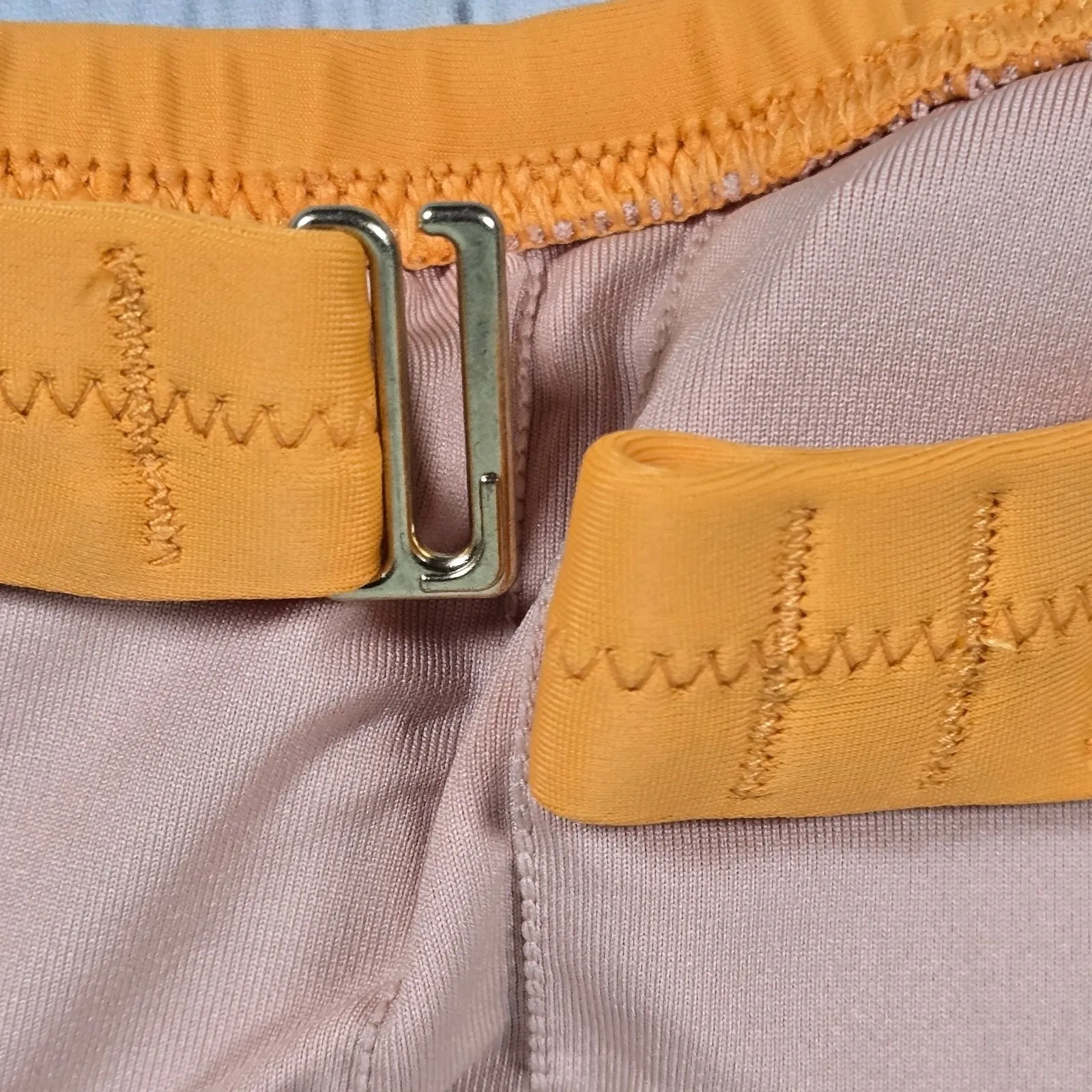 J. Crew Scrunchie-strap squareneck bikini top‎ in Brilliant Orange XXS NWT - Image 6