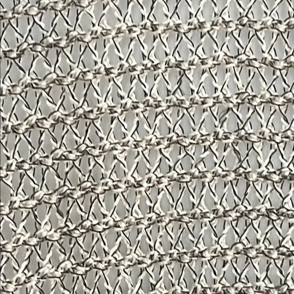 Women's Beige Open-Knit Sweater - Image 7