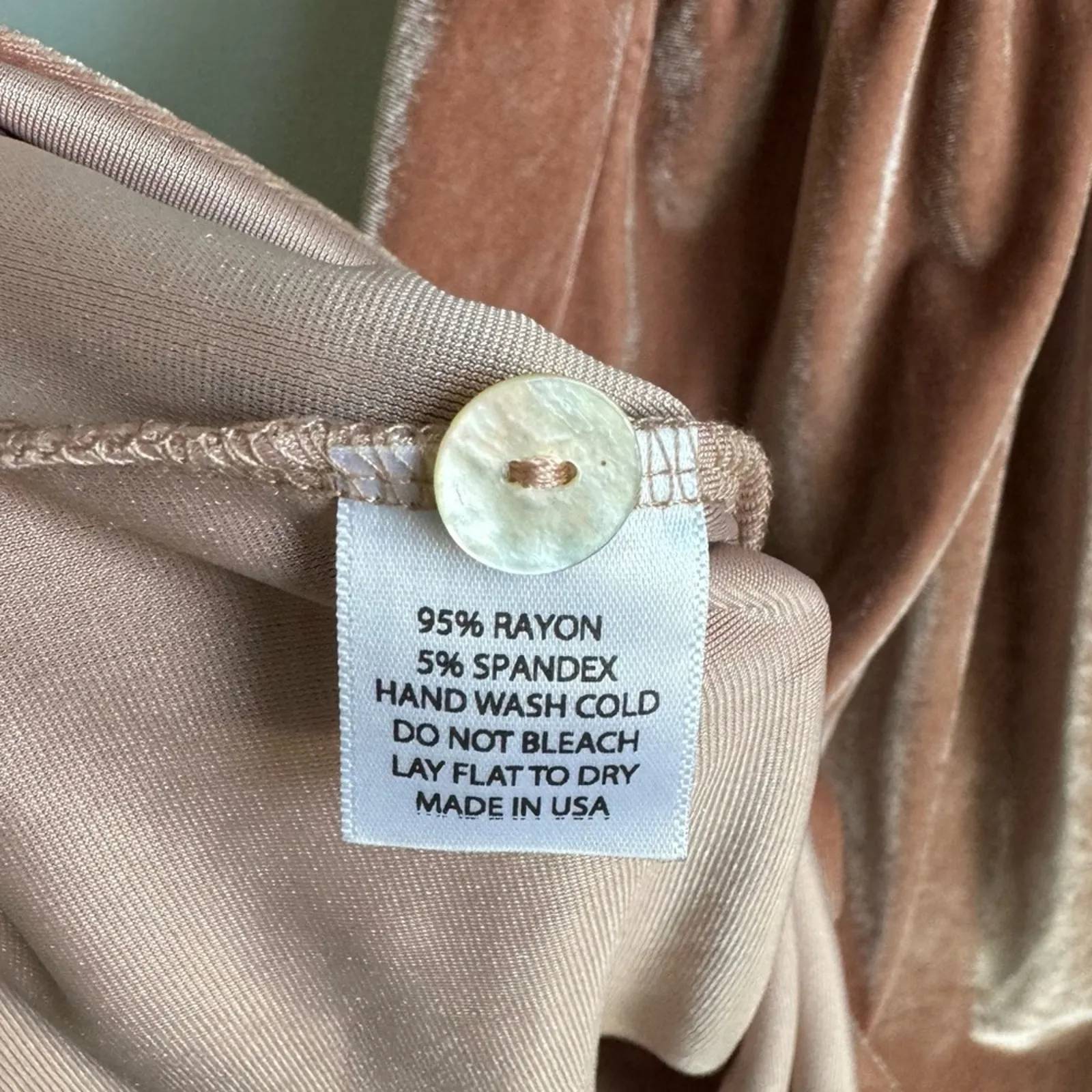 Saltwater Luxe Stunner Velvet Mini Dress in Dusty Rose Size Medium - Image 6