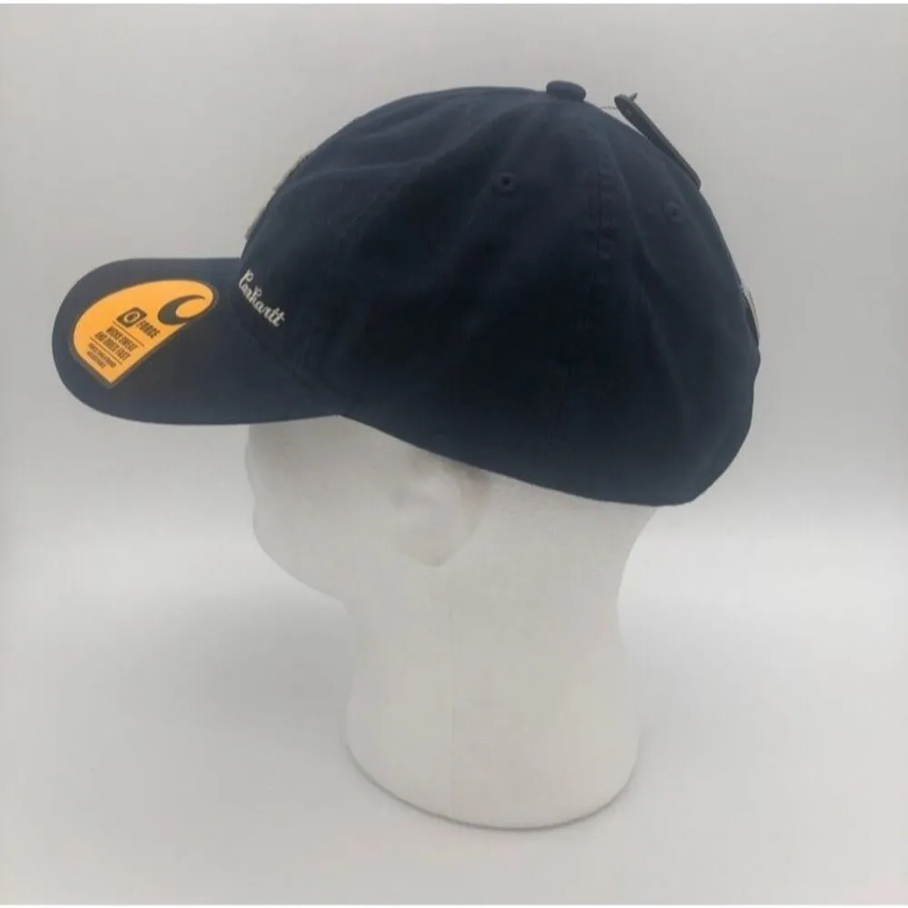 Carhartt Force Canvas C Patch Cap Embroidered Navy Blue Logo Cap Womens One Size - Image 3