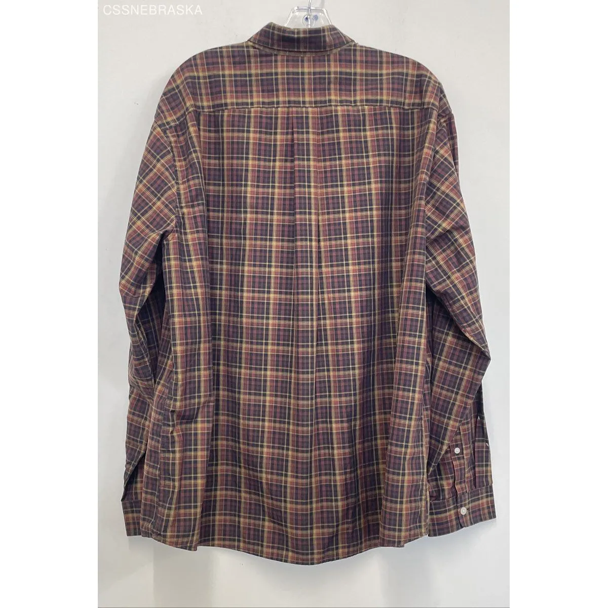 Eddie Bauer Multicolor Plaid Button Down‎ Long Sleeve Shirt Size XL - Image 4