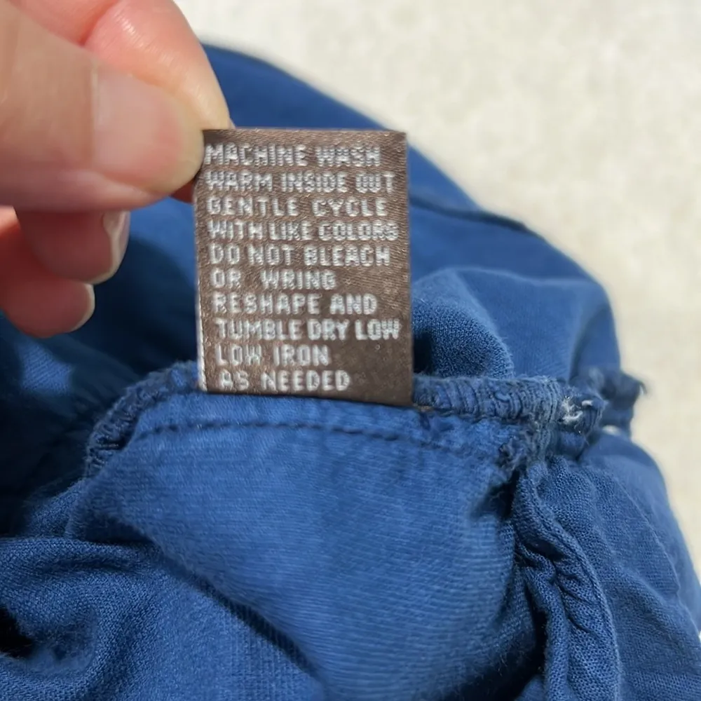 J. McLaughlin Deep Sapphire Velvet Jeans Size 9 - Image 6