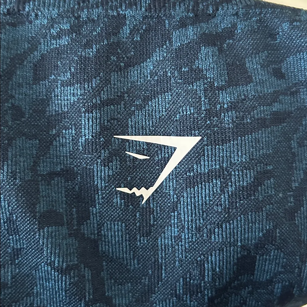 Gymshark ADAPT wild I navy ANIMAL SEAMLESS LEGGINGS small women - Image 4