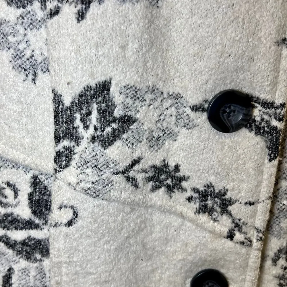 Lucy & Laurel Anthropologie Wool Blend Dress Coat Size L - Image 3