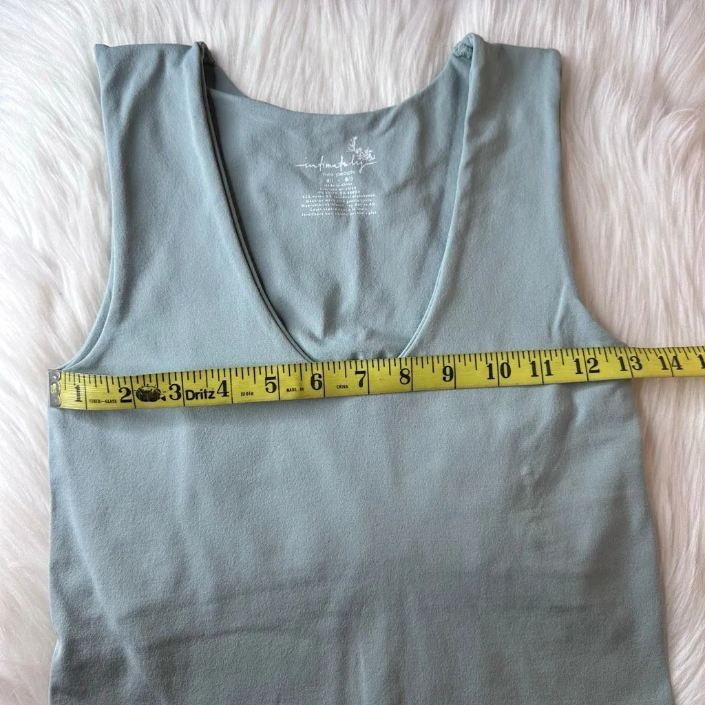 Intimately Free People Women's Second Skin Camisole Aqua Jade Size M/L - Image 5