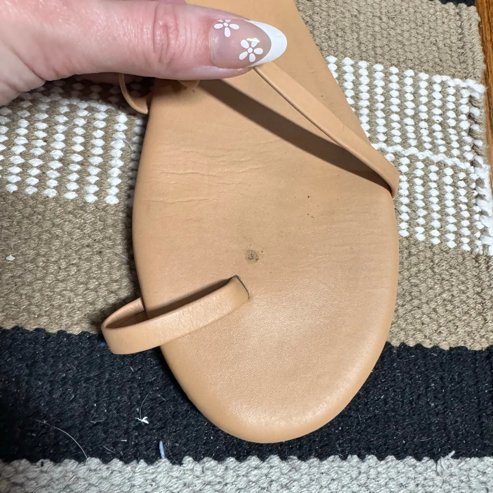 Tkees Mia Napa Minimal Sandal Women 8 Pout Tan Coastal Beach Boho Strappy - Image 7