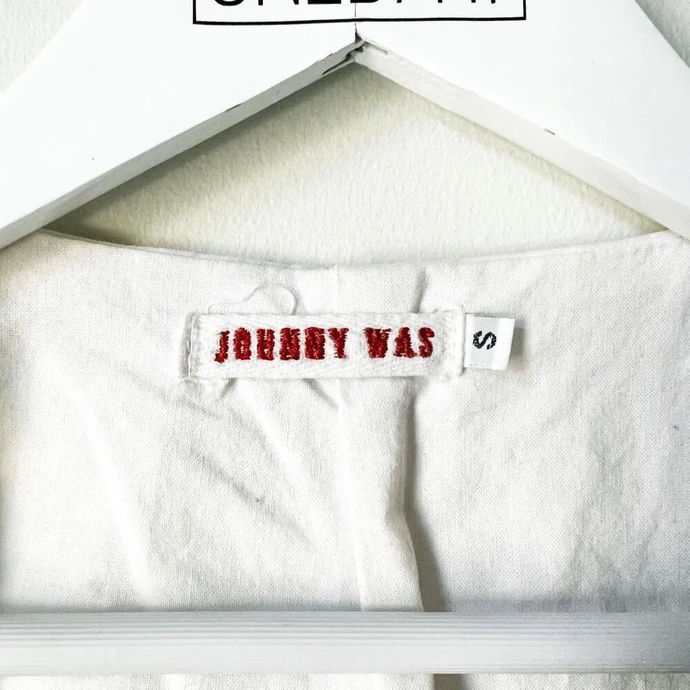 Johnny Was Western Frey Edge Cotton Vest Size S - Image 8