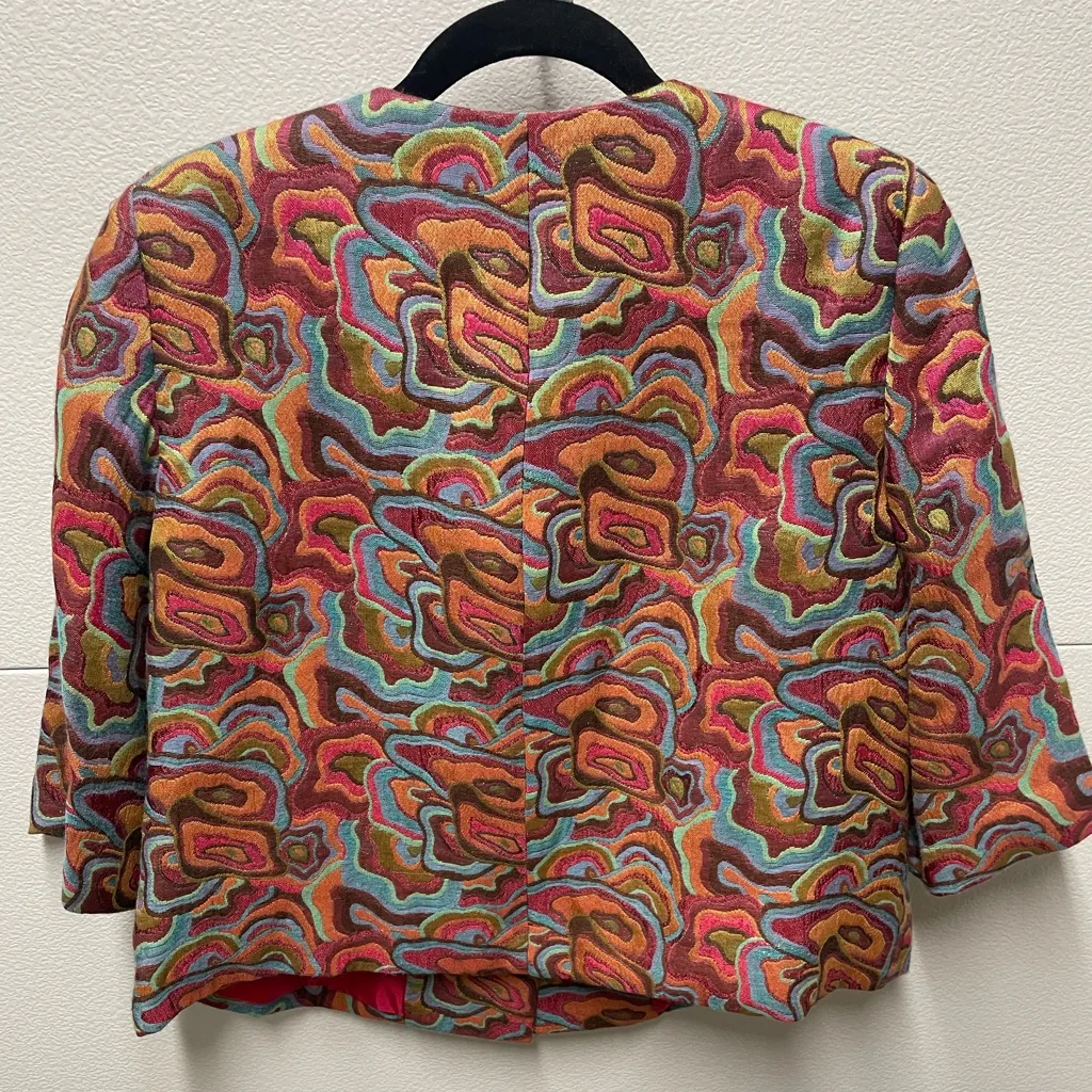 Focus‎ 2000 Women's Multicolor Jacket Red Size 10 - Image 3