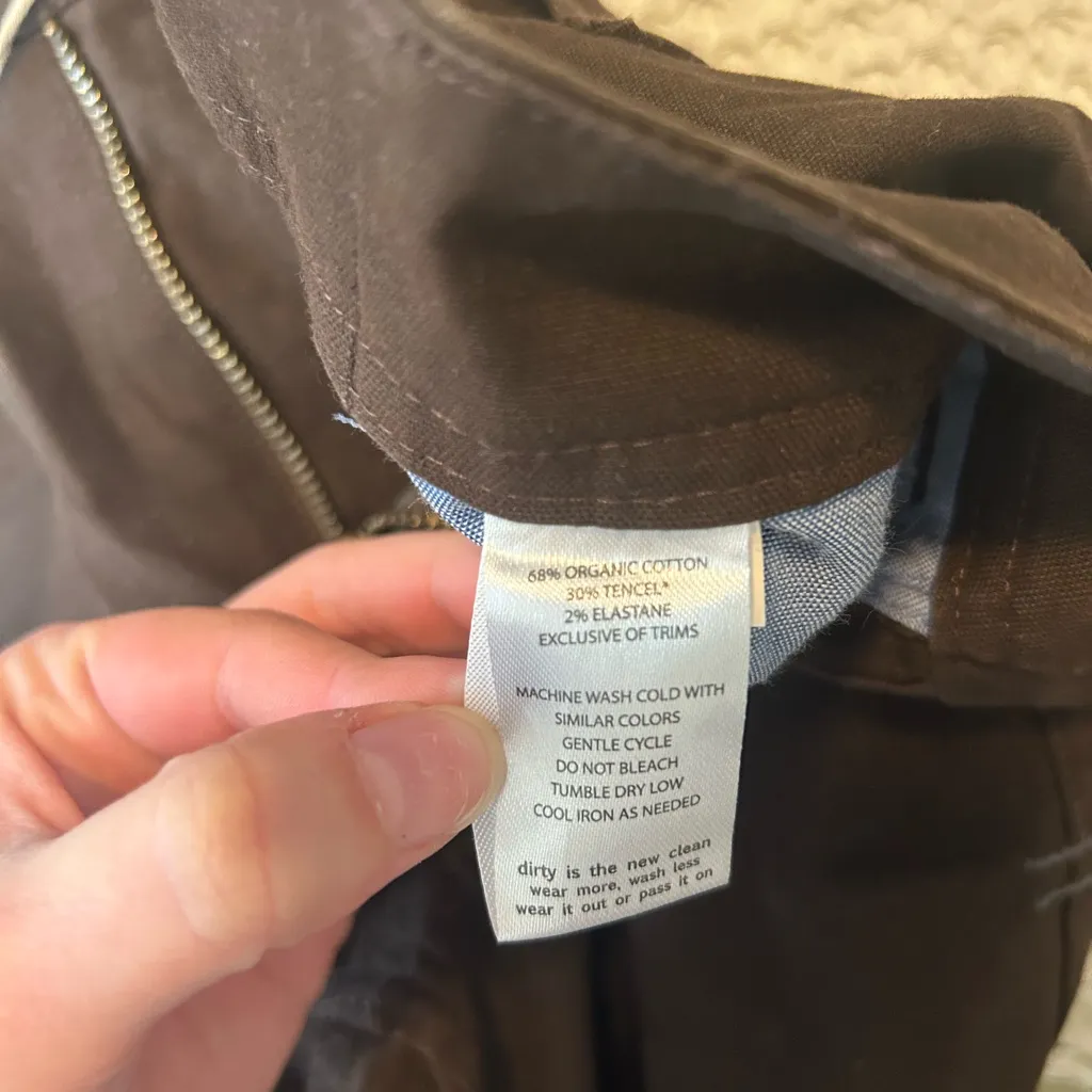 Toad & Co Organic Cotton Earthworks 5 Pocket Skinny Pant in Barnwood Brown Size 0 - Image 8