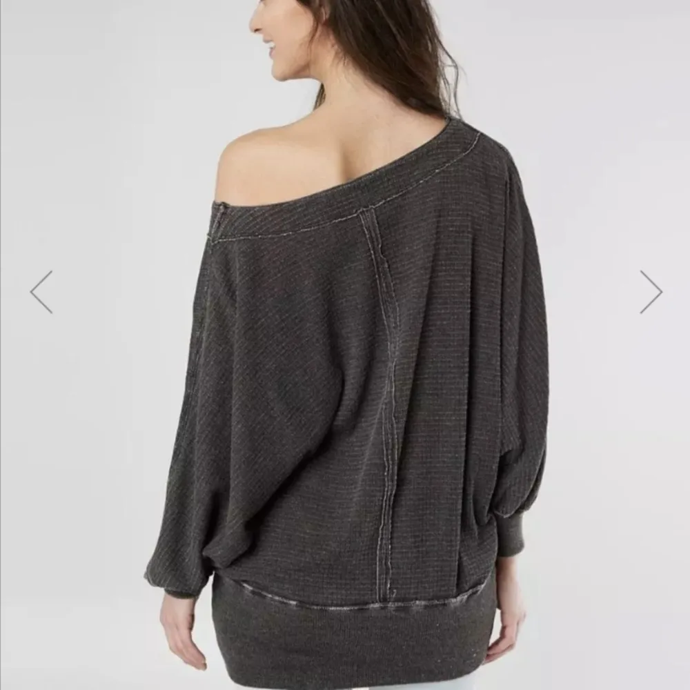 We the free free people Willow gray washed oversized tunic top - Image 2